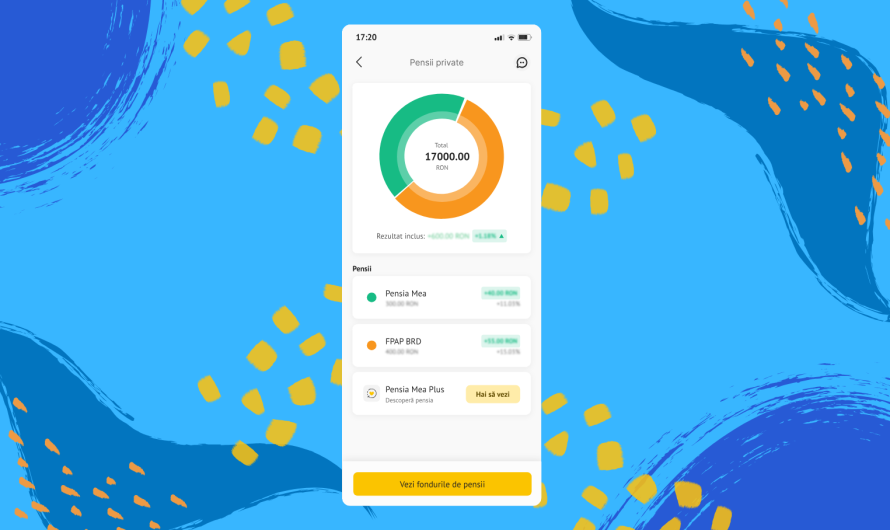 Clienții BRD Pensii, parte din Grupul Banca Transilvania, pot accesa în BT Pay informații despre economiile din fondul de pensii din Pilonul 2