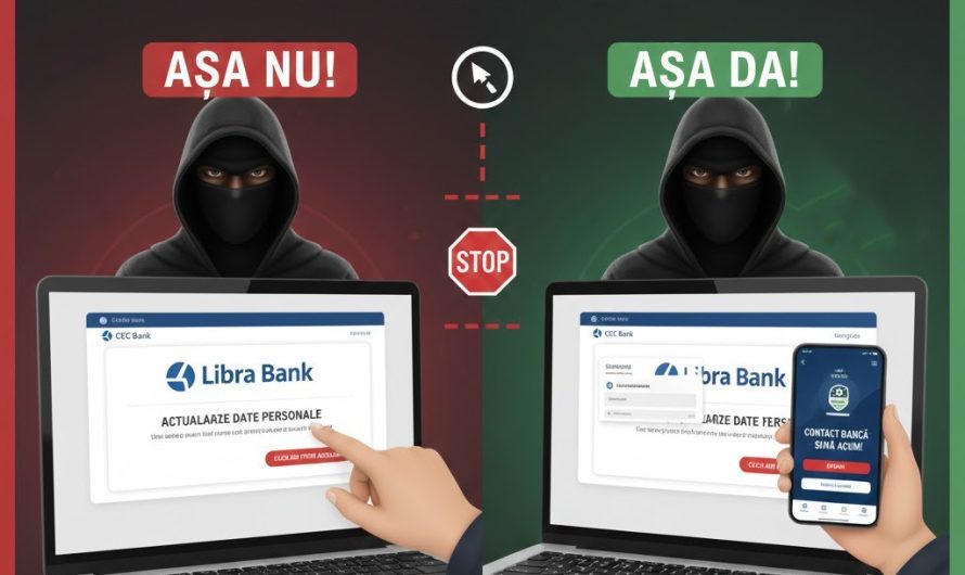 ALERTĂ DE FRAUDĂ: „Actualizarea datelor personale”, noua momeală a hackerilor. Cum au încercat să păcălească redacția ZiarulBancar.ro